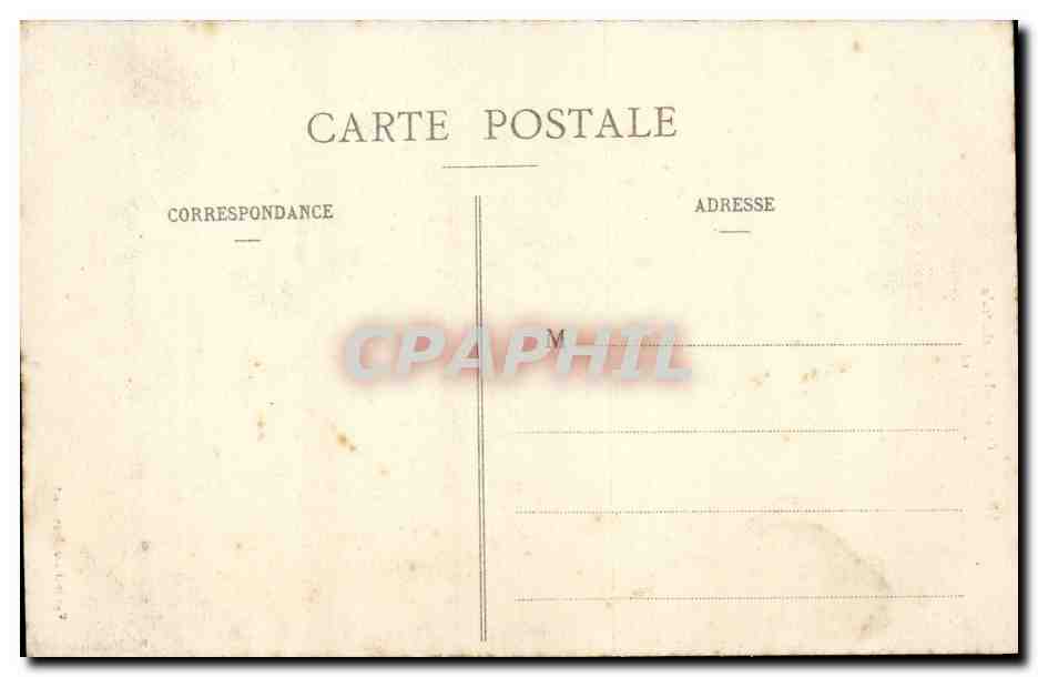 Senlis CPA La cathedrale Portail nord — Rückseite