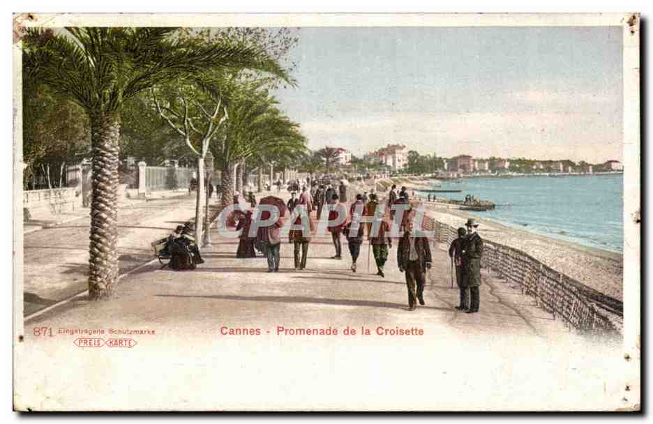 Cannes - Promenade de la Croisette - CPA 