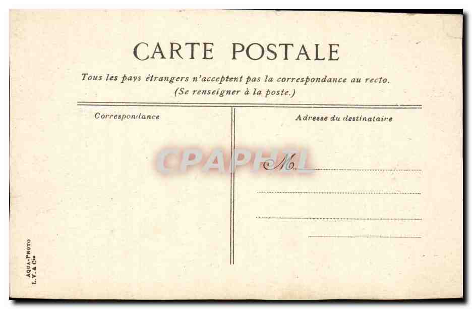 Cannes - La Promenade de la Croisette - CPA  — Verso