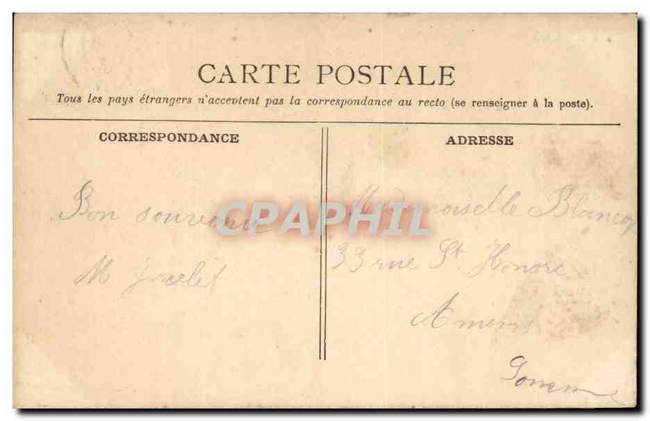 Le Havre - Bassin de l'Eure - CPA  — Rückseite