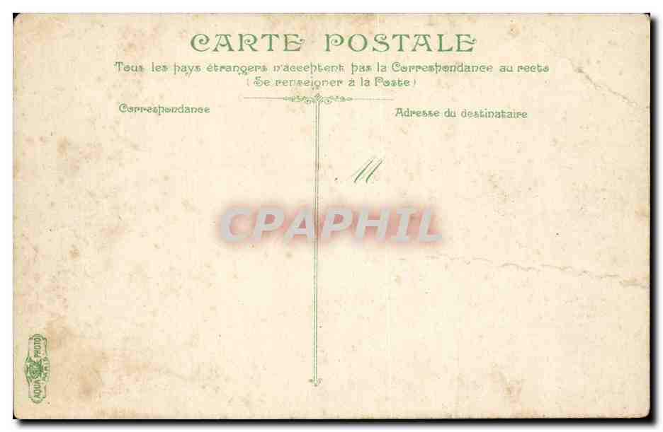 Le Havre - Bassin de Commerce - pli - CPA  — Verso