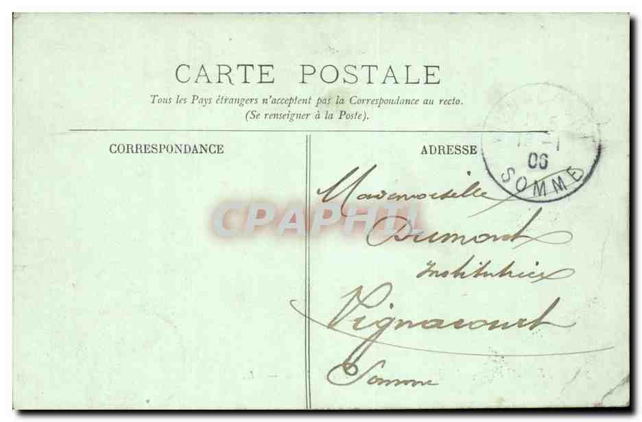 Le Havre - Le Jardin Public et la Rue de Paris - CPA  — Rückseite