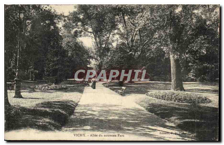 Vichy - Allee du nouveau Parc - CPA 