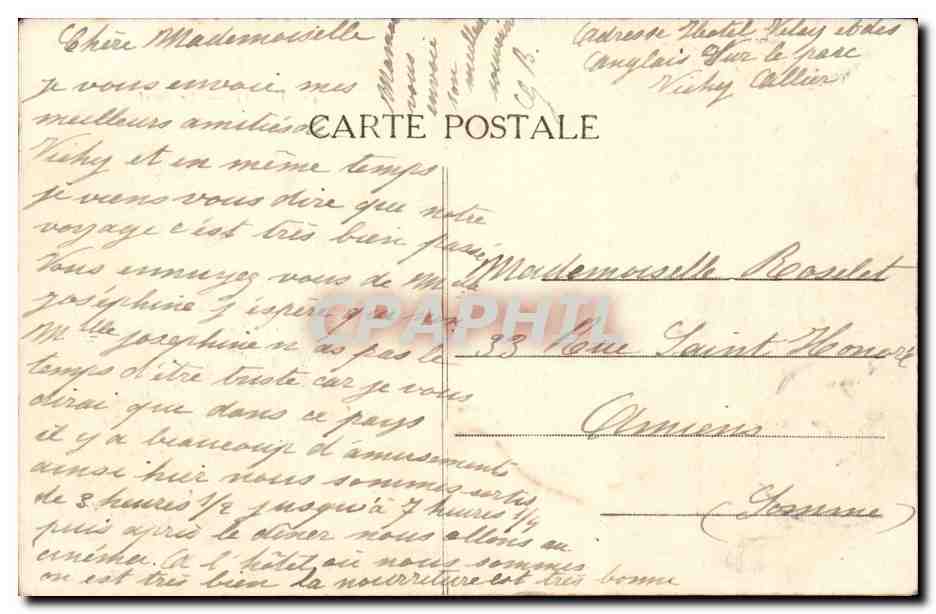 Vichy - Le Pont - CPA  — Rückseite