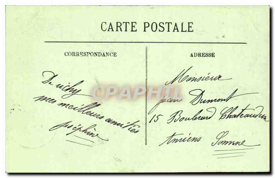 Vichy - Un Coin du Nouveau Parc - CPA  — Verso