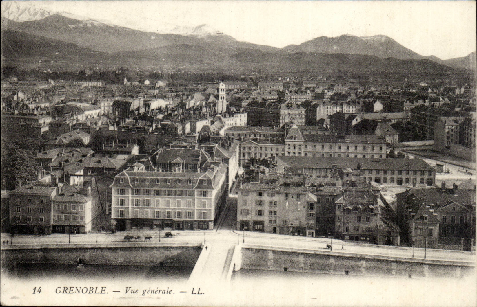 Grenoble - Vue Generale - CPA 