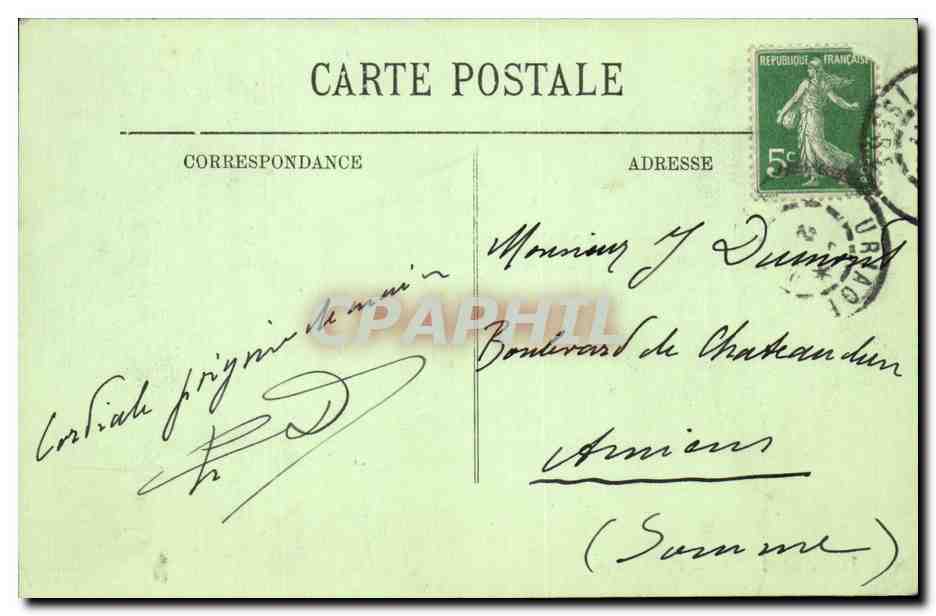 Grenoble - Vue Generale - CPA  — Verso