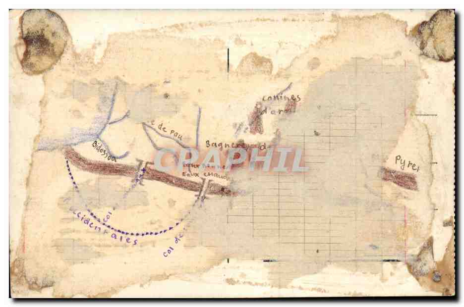 Antibes - Les Remparts et la Chaîne des Alpes — éditeur inconnu, n° de série non visible — Rückseite
