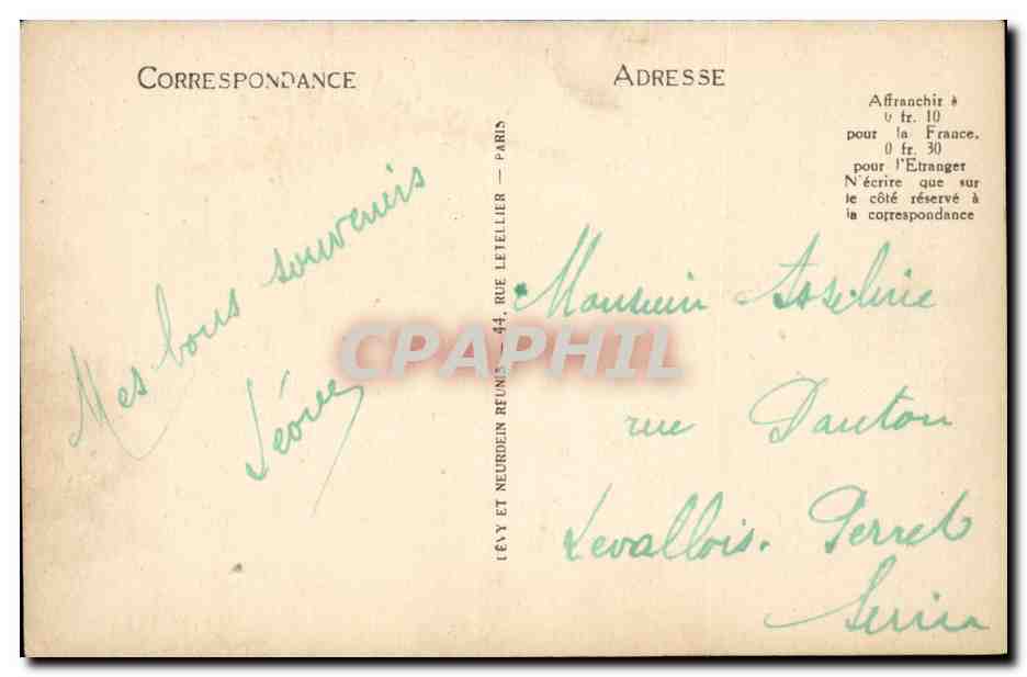 Annecy — Talloires vu de la Grotte des Oiseaux — PL. 108 — Reverso