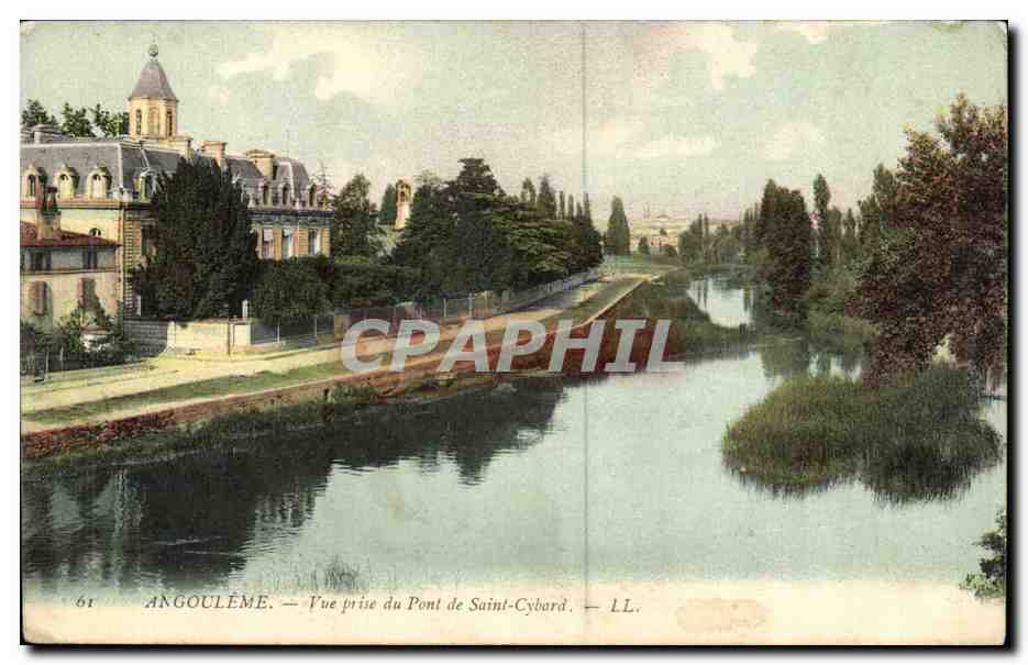Angoulême — Vue prise du Pont de Saint-Cybard — LL.