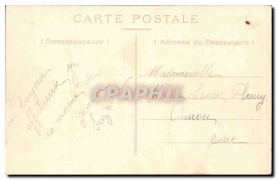 Auxerre CPA Vue prise des bords de l'Yonne — Back