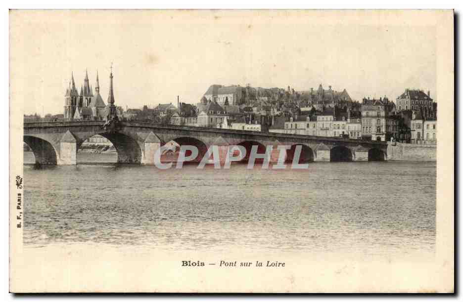 Blois CPA Pont sur la Loire