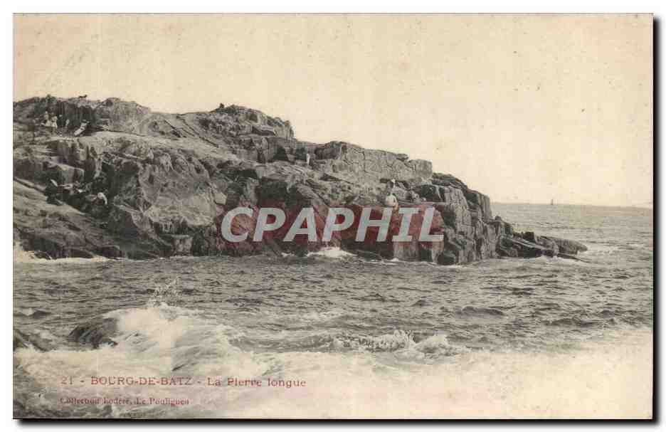 Bourg de Batz CPA La pierre longue
