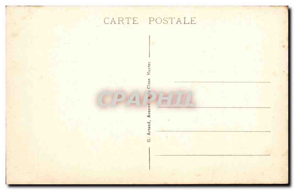 La Baule CPA Boulevard des Dunes — Rückseite
