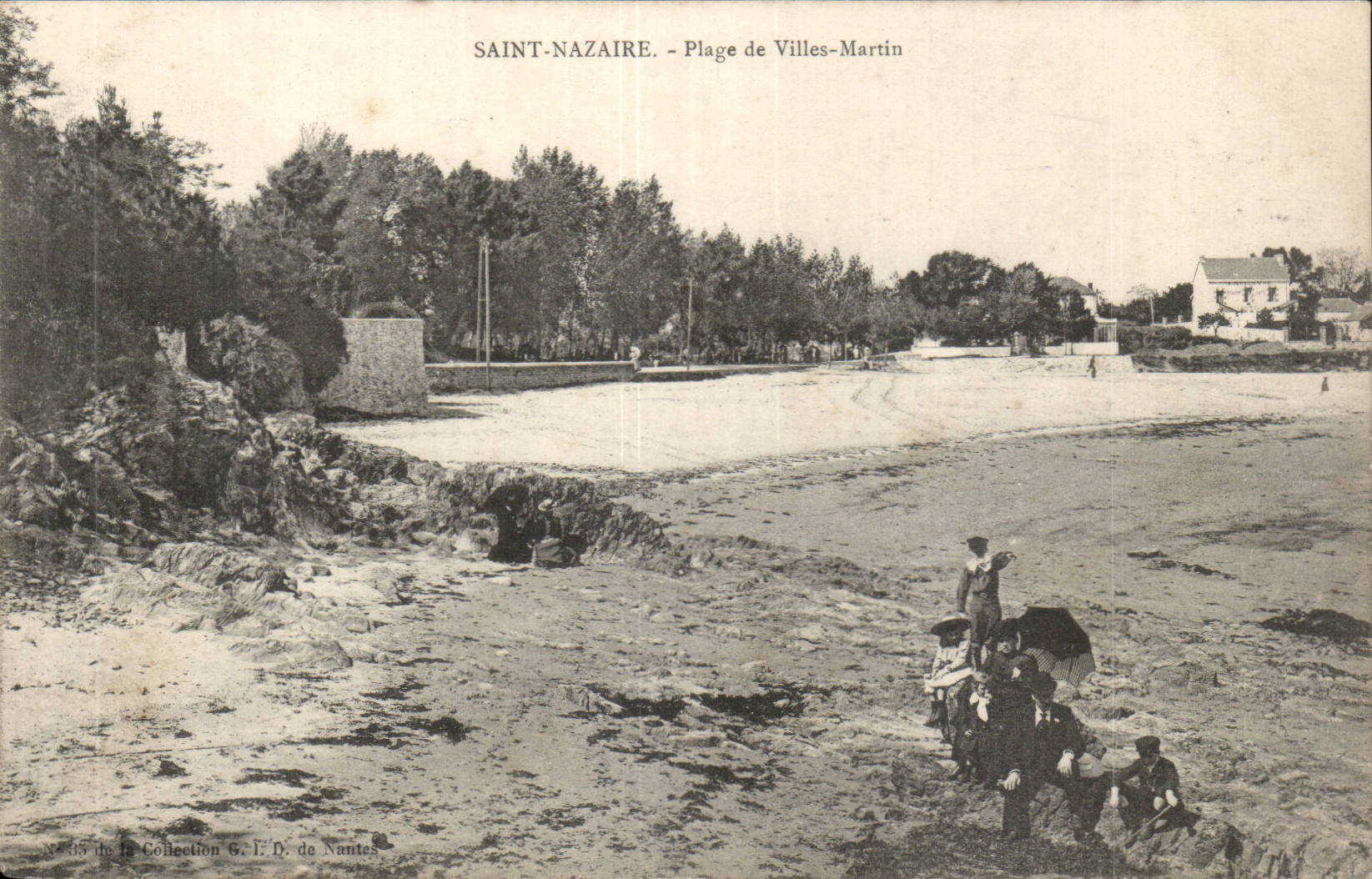 ST Nazaire CPA Plages de Villes Martin
