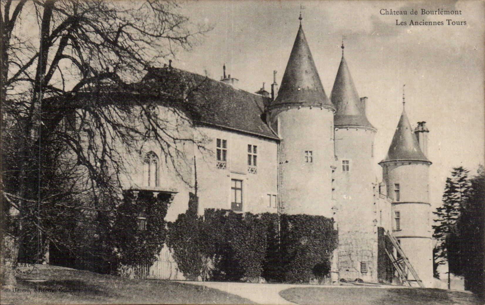 Chateau de Bourlemont CPA Les anciennes tours