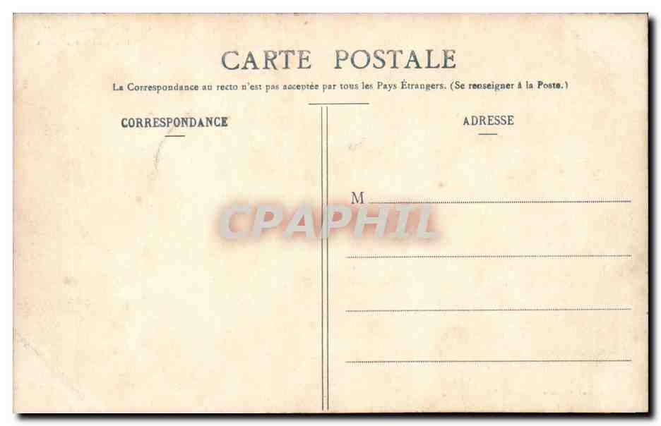 Chateau de Bourlemont CPA Les anciennes tours — Back