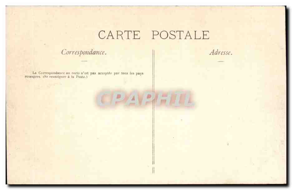 CPA Environs de Pau Lescar Ruines des remparts — Rückseite
