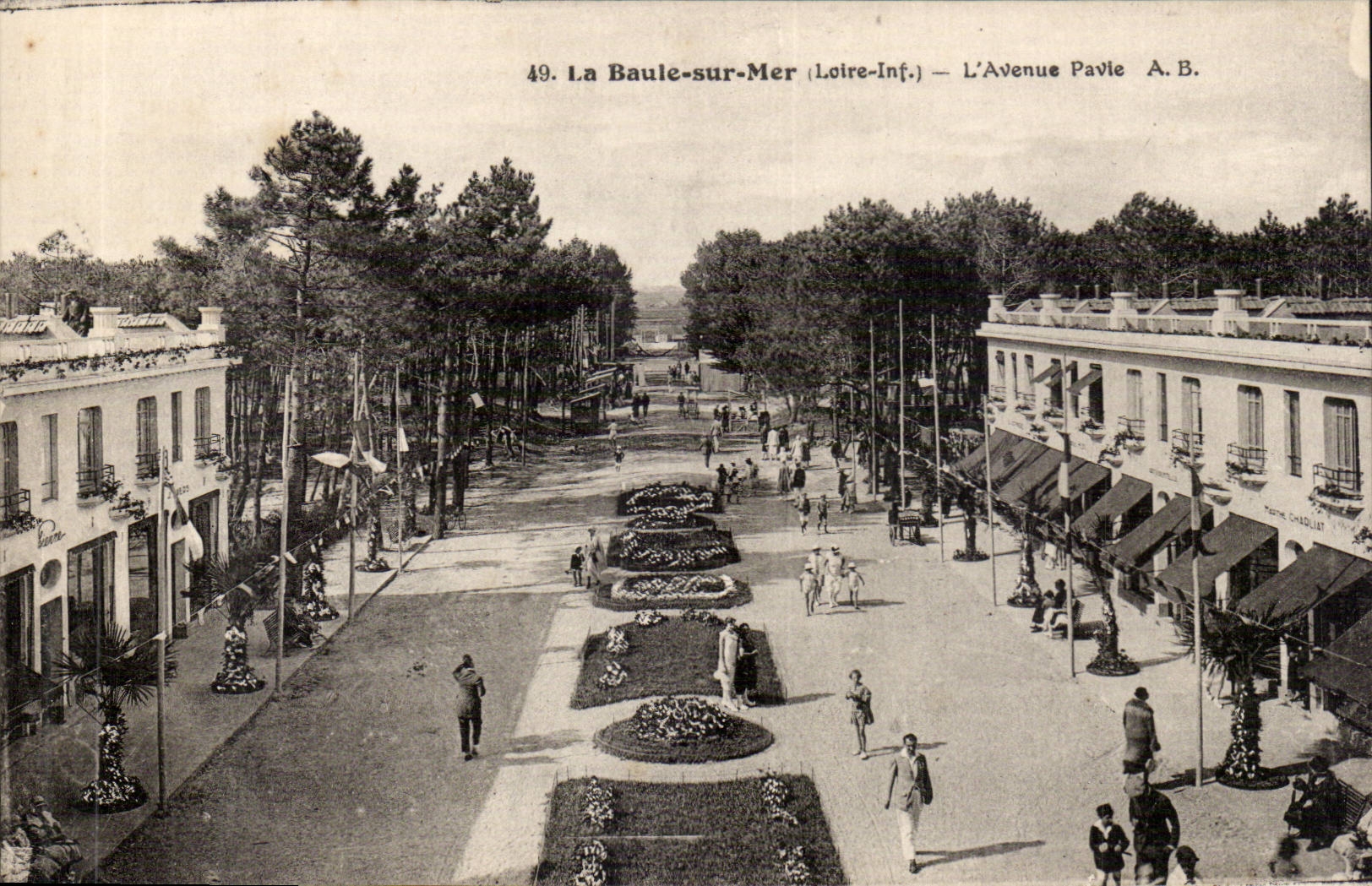 La Baule sur Mer CPA L'avenue Pavle
