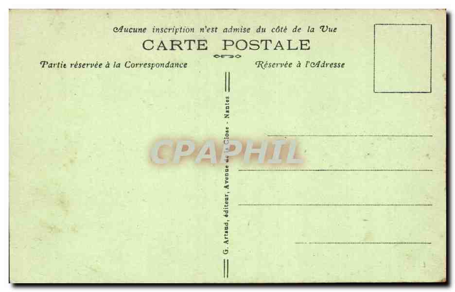 La Baule sur Mer CPA Le Splendid Hotel et villas sur le remblai — Rückseite