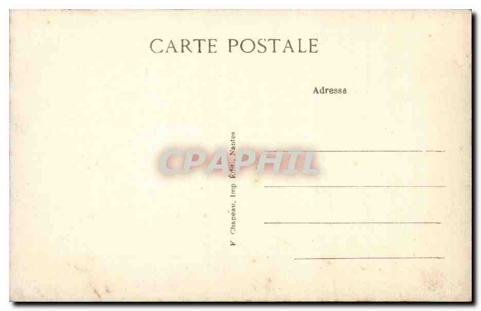 La Baule sur Mer CPA La place des palmiers Un parterre (animee) — Rückseite