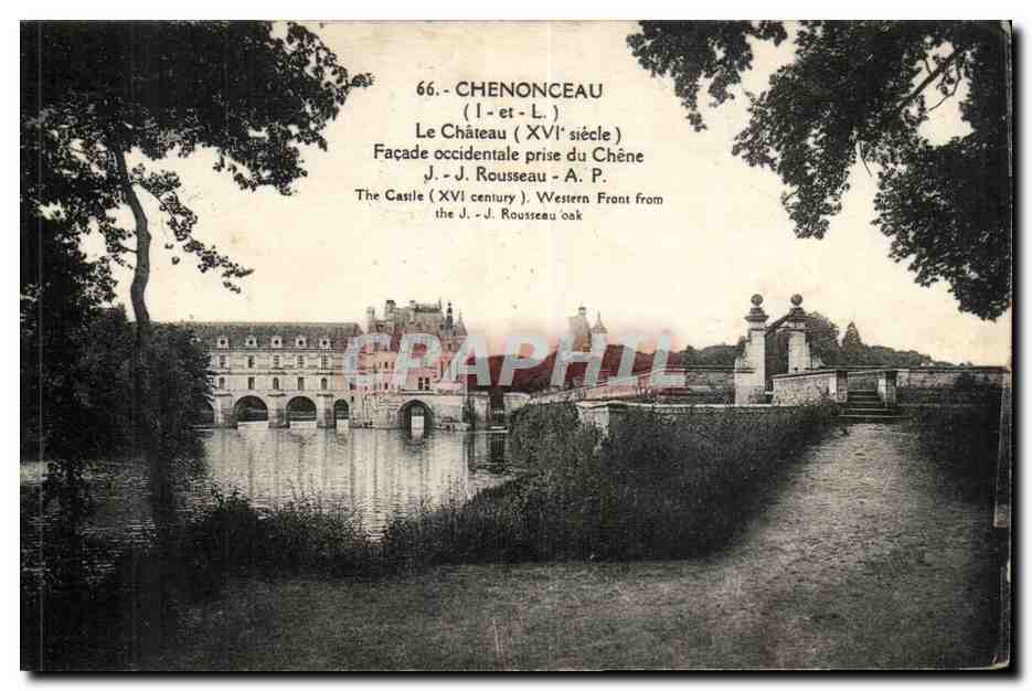Chenonceau CPA Le chateau