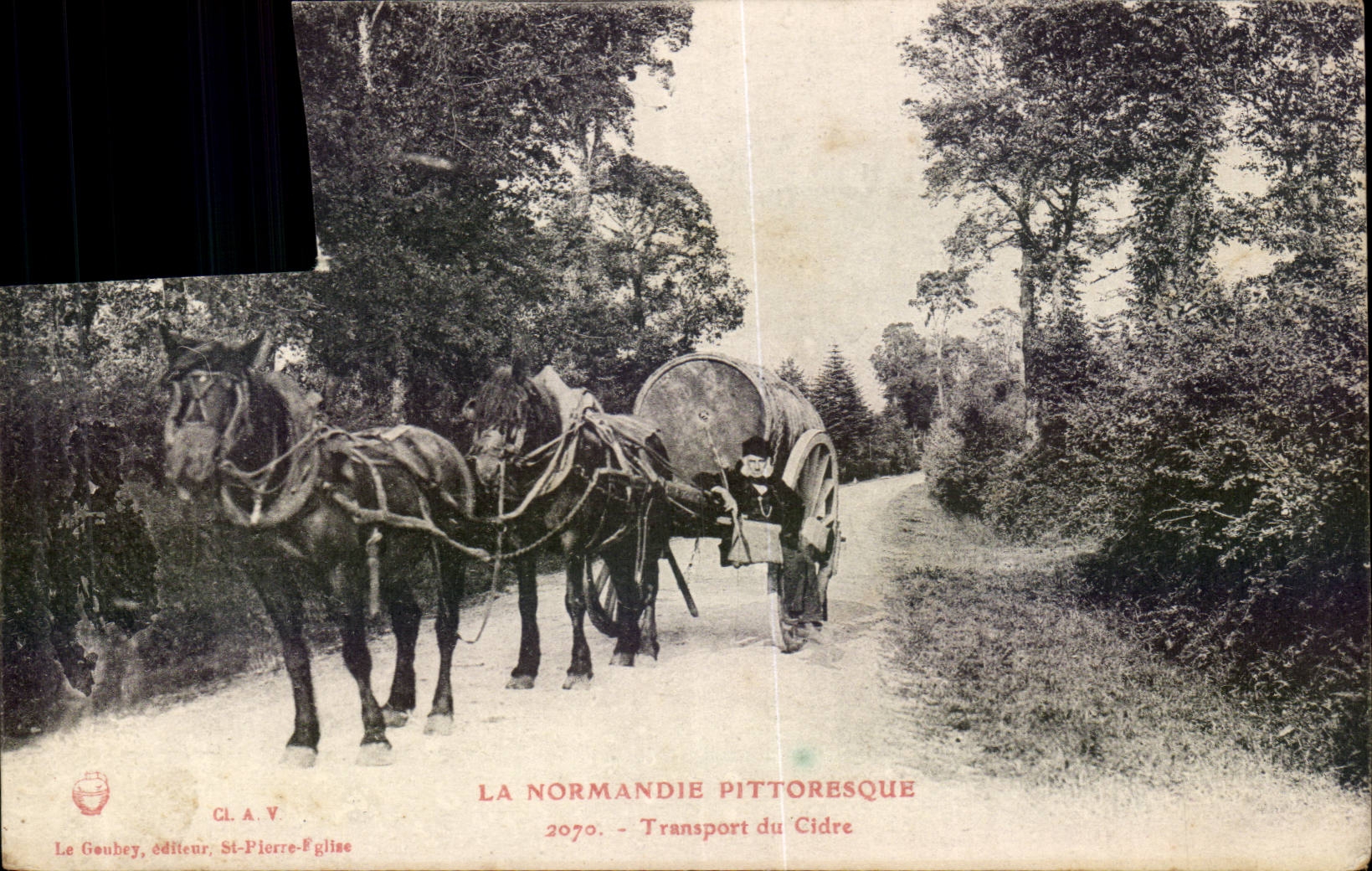 La Normandie pittorresque CPA Transport du cidre