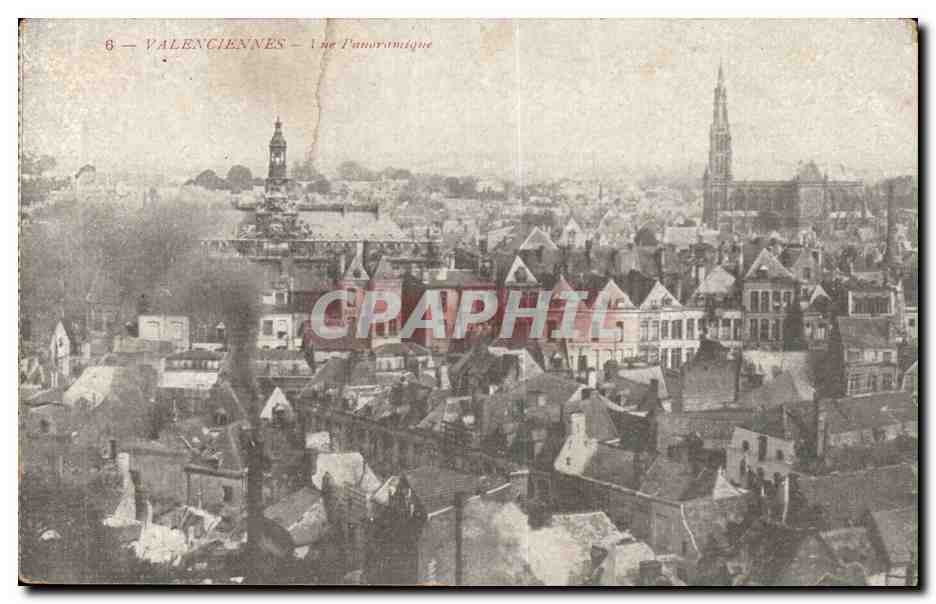 Valenciennes cPA Vue panoramique