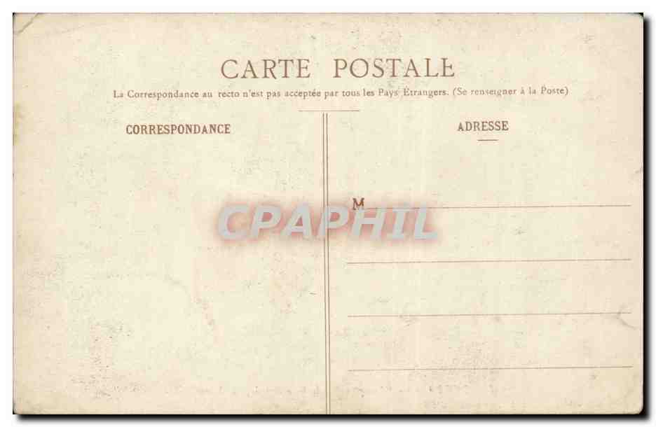 Musee du Luxembourg CPA Tattegrain Debarquement de VErotiers dans la baie d'Autbie — Verso