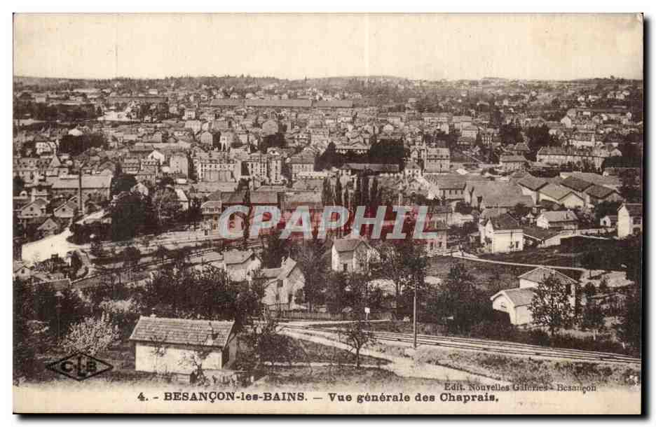Besancon CPA Vue generale des Chaprais
