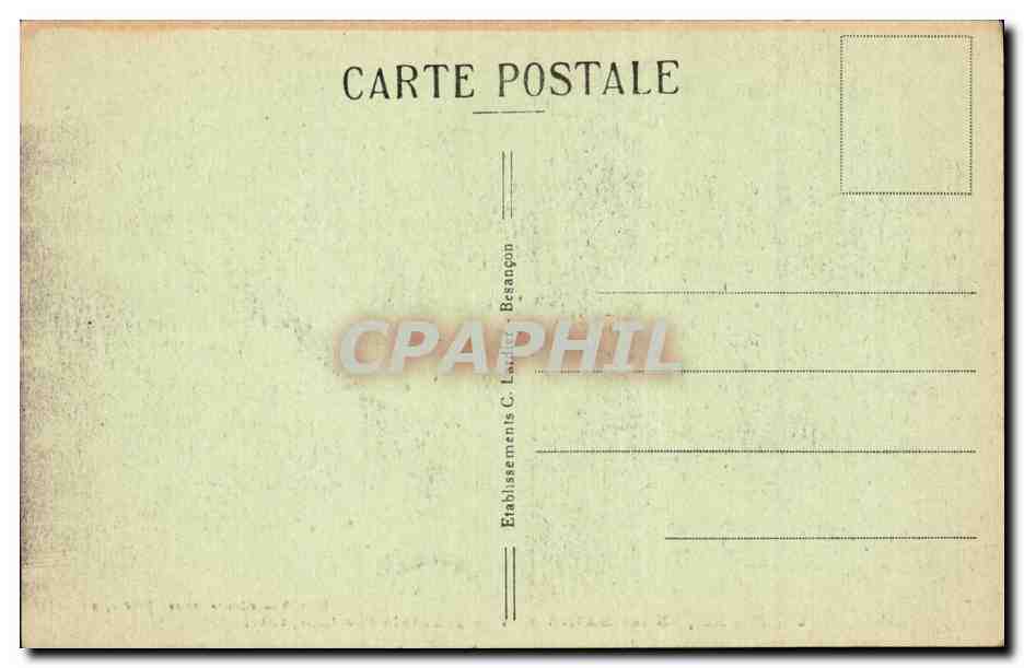 Besancon CPA Vue generale des Chaprais — Rückseite
