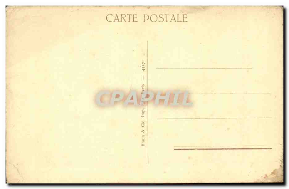 Raphael Sanzio CPA La dispute du Saint SAcrement Rome Roma Palais du Vatican — Rückseite