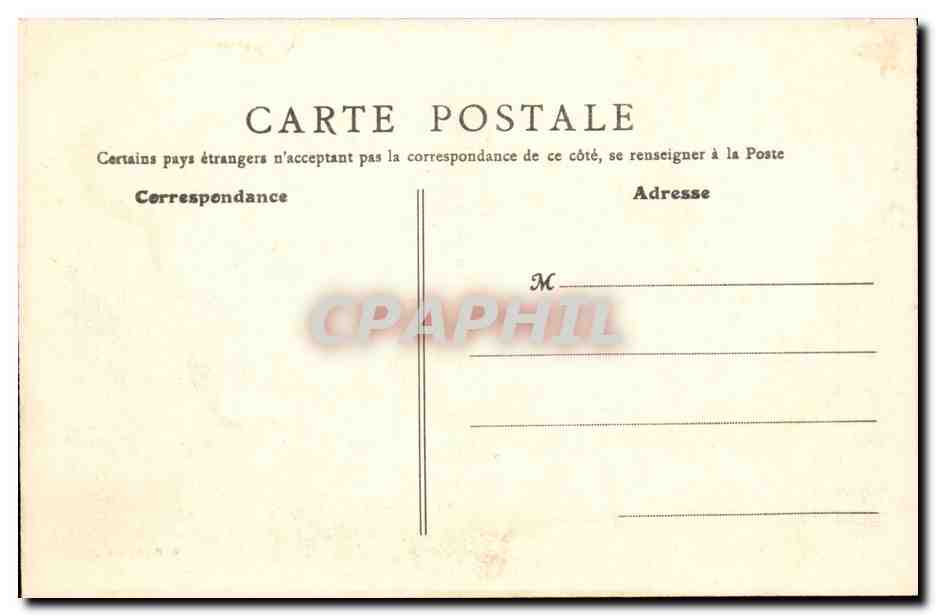 Lyon - Hôtel de Ville - Entrée principale — éditeur Paris, n° 159 — Rückseite