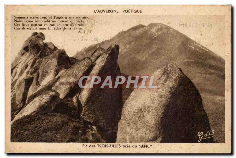 Pic des Trois-Filles près du Sancy — L'Auvergne Poétique — Gd'O