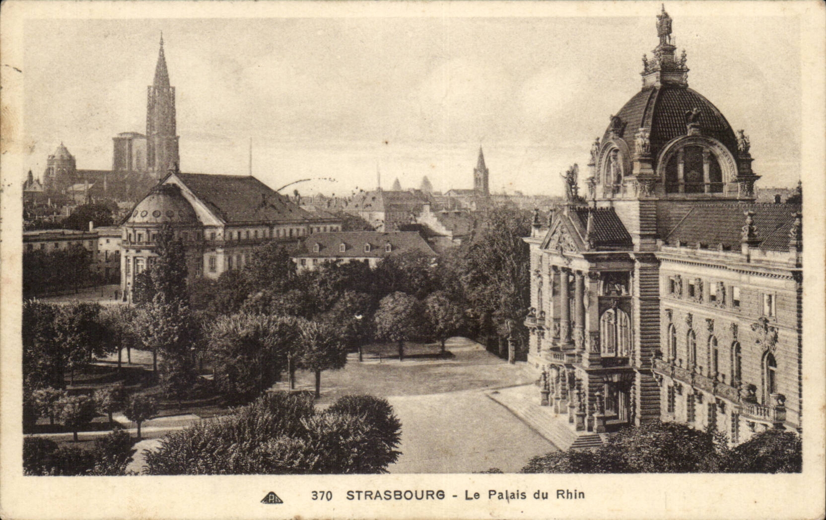 Strasbourg CPA Le palais du Rhin