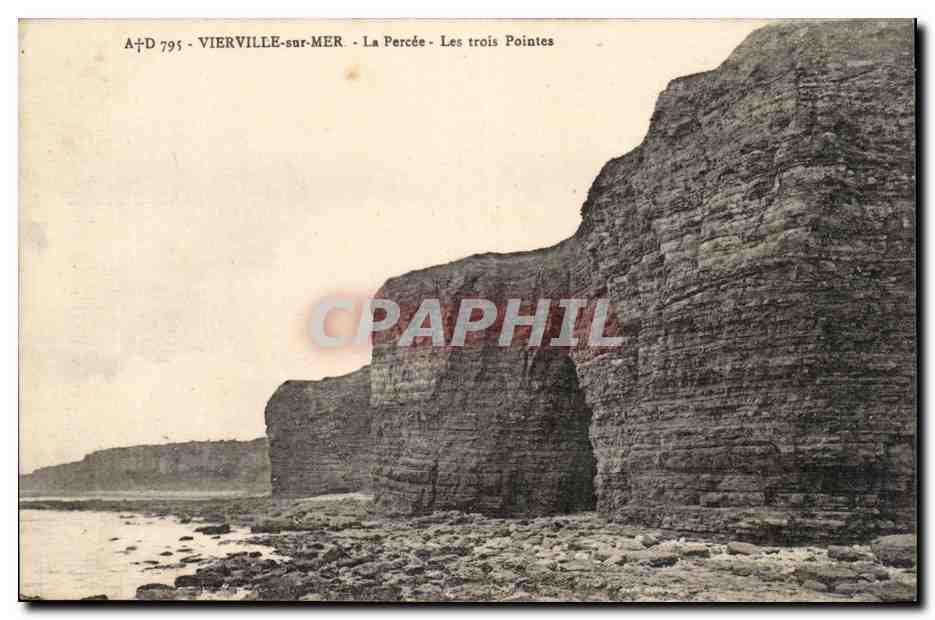 Vierville sur Mer CPA La percee Les trois pointes