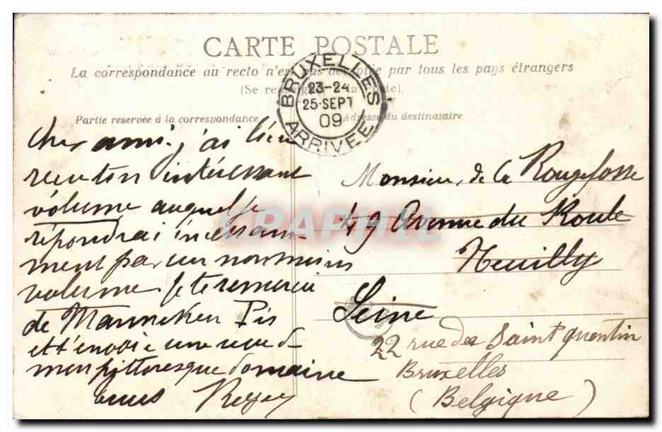 Marigny-sur-Mer — Les falaises entre Commes et Marigny — A.D. 31 — Verso
