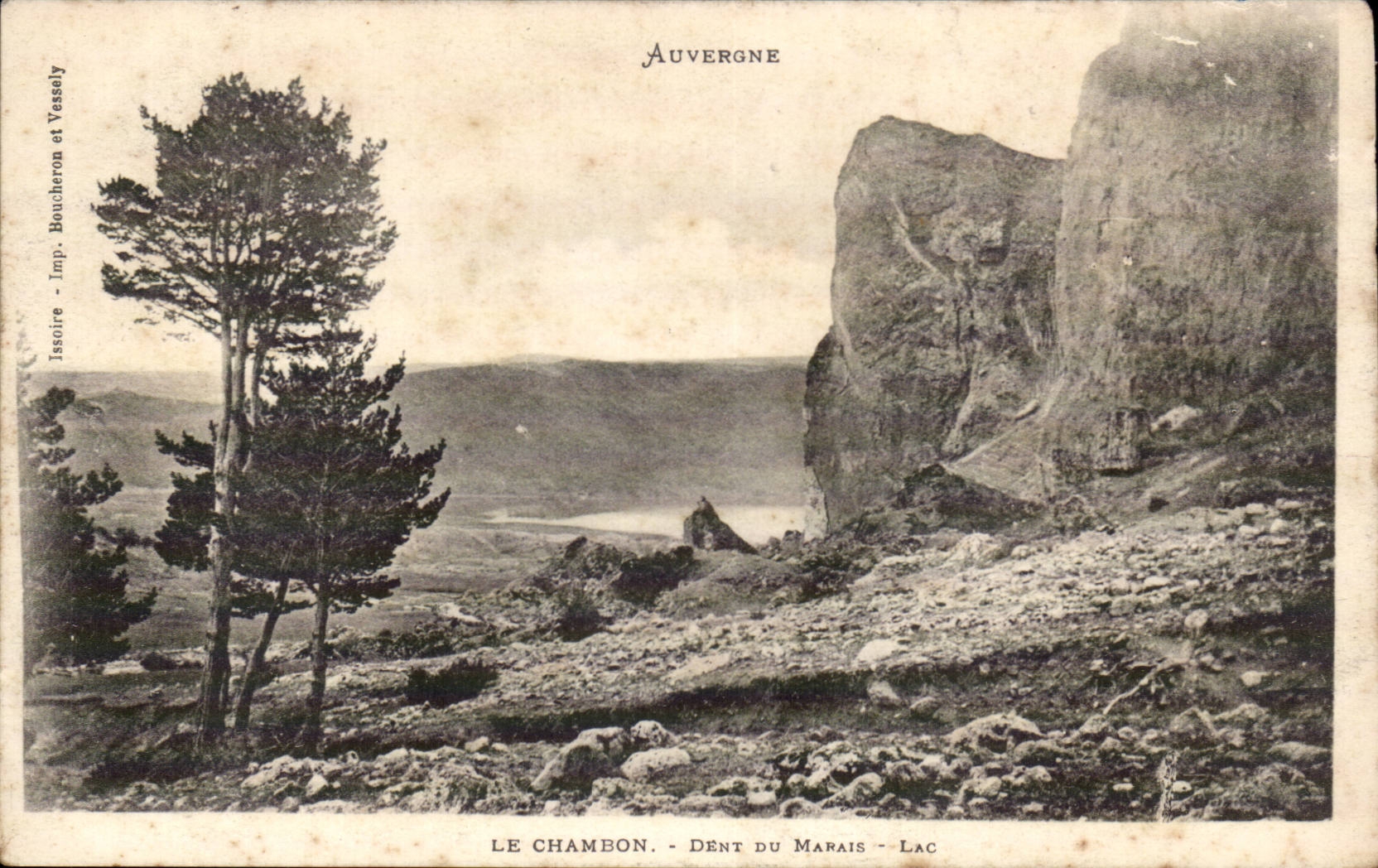 Le Chambon CPA Dent du marais Lac