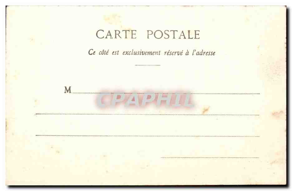 CPA Le Mont Dore Les cheminees du diable — Verso