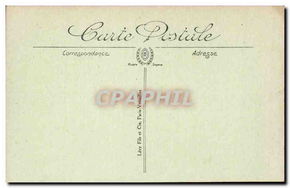 Pourville CPA Vue generale prise des falaises — Rückseite