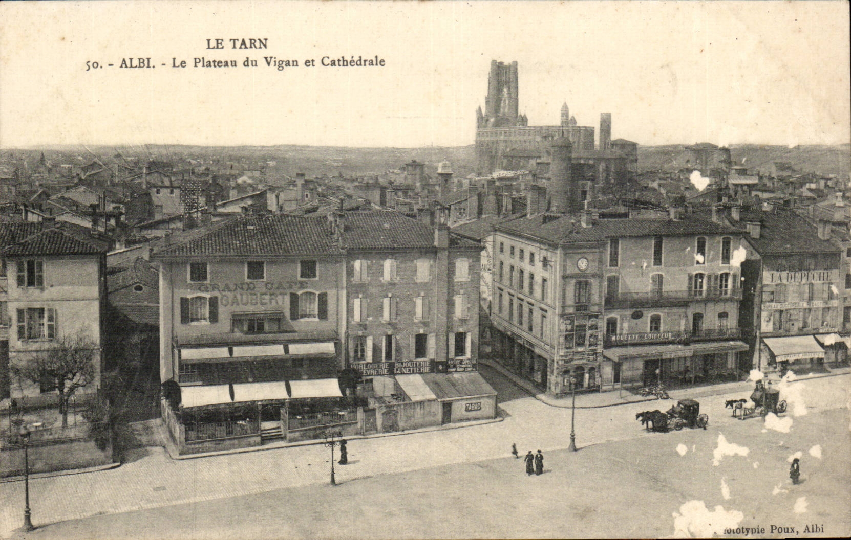 Albi CPA Le plateau de Vigan et cathedrale