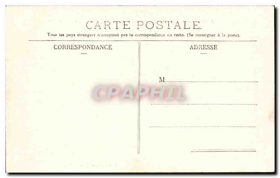 CPA Frontiere espagnole Gorge de la Bidassoa entre Vera et Behobia — Rückseite