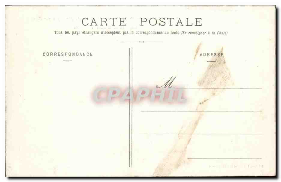 CPA Environs de Nyons Route Nationale des Alpes par Gap Rochers de Bramar a SAhune — Rückseite