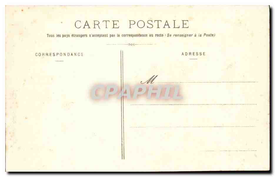 CPA Biarritz Port des pecheurs et hotel d'Angleterre — Rückseite