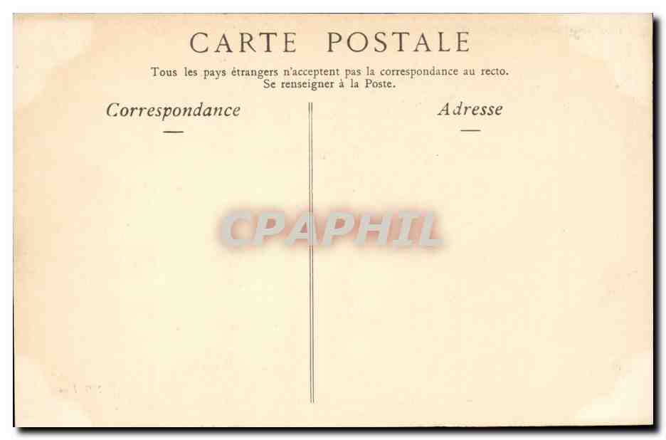 Pau CPA Le chateau SAlle des gardes — Rückseite