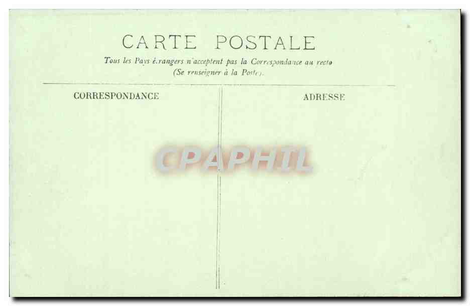 Pau CPA Le chateau Le salon des familles — Rückseite