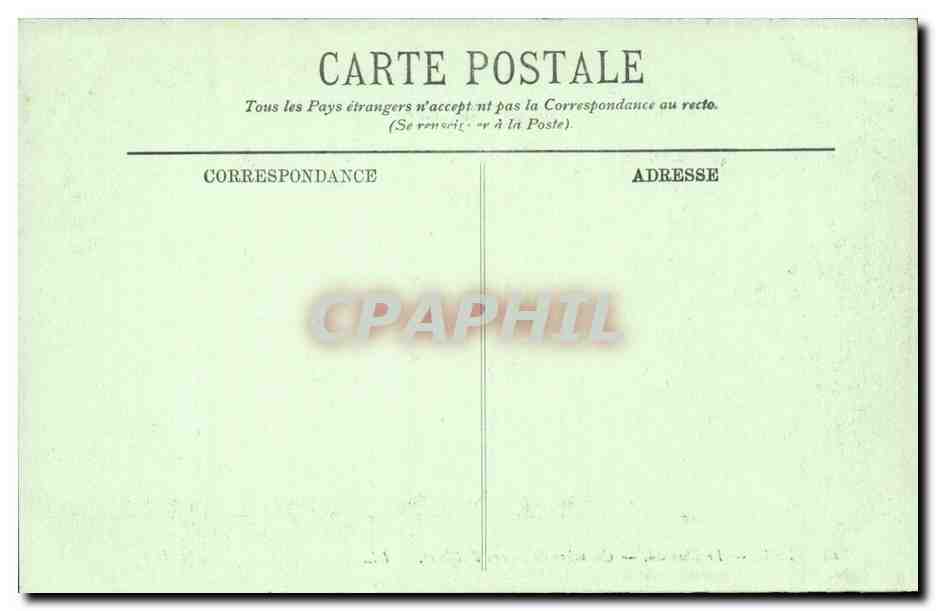 Pau CPA Le chateau Chambre de Henri d'Albret — Verso