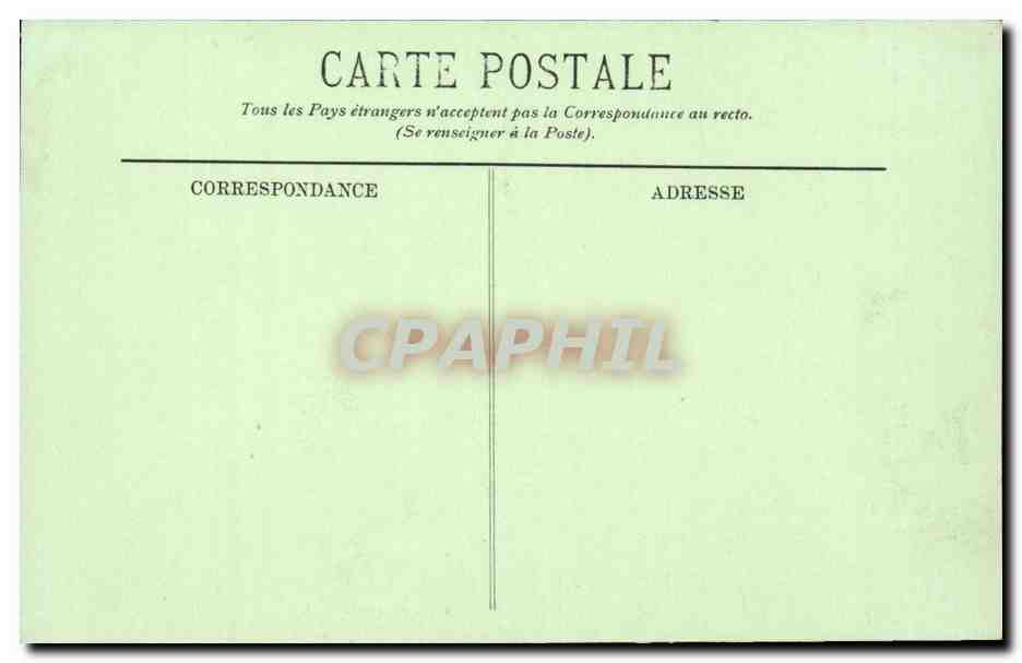 Biarritz CPA La villa et l'hotel Chateau des Falaises — Rückseite