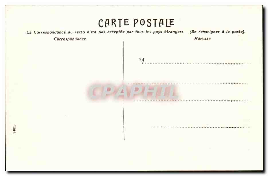 Gerardmer CPA Les casernes et le lac — Rückseite