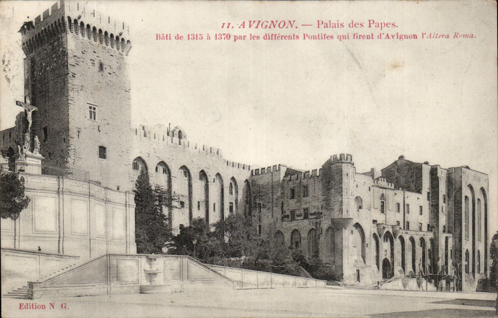 Avignon CPA Palais des papes 